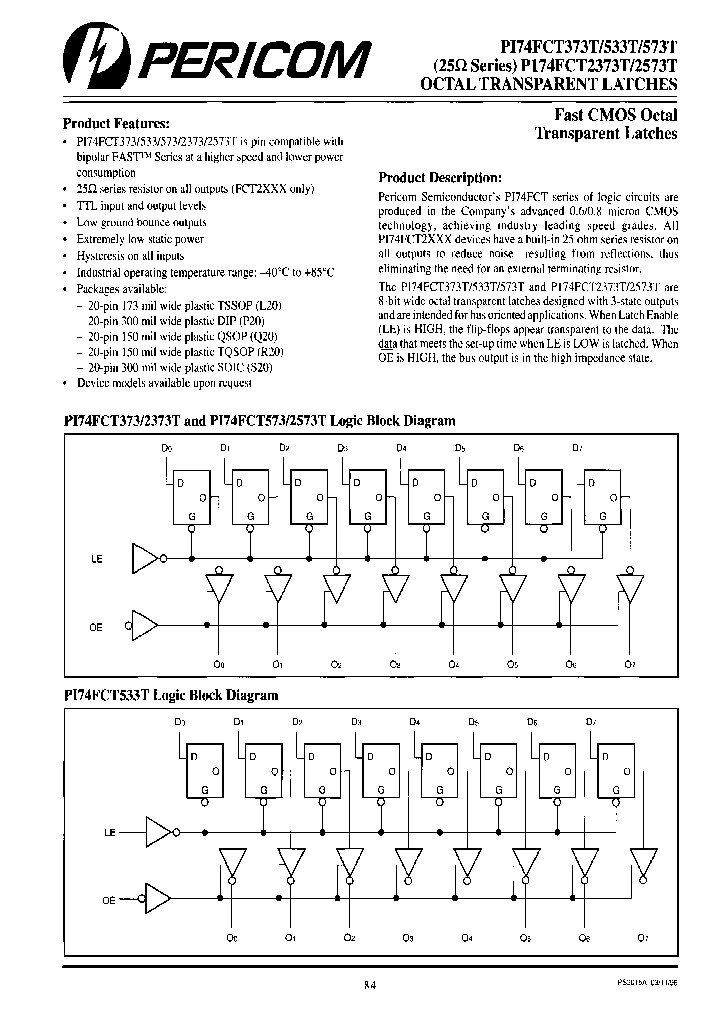 PERICOMSEMICONDUCTORCORP-PI74FCT2373TREX_6825318.PDF Datasheet
