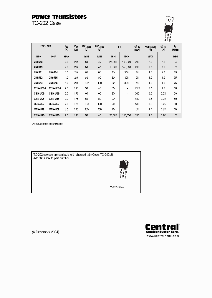 CENTRALSEMICONDUCTORCORP-CEN-U10LEADFREE_6826069.PDF Datasheet