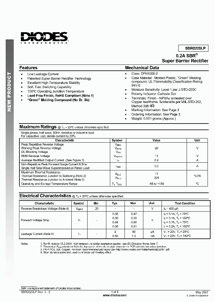 DIODESINC-SBR0220LP-7_6826445.PDF Datasheet