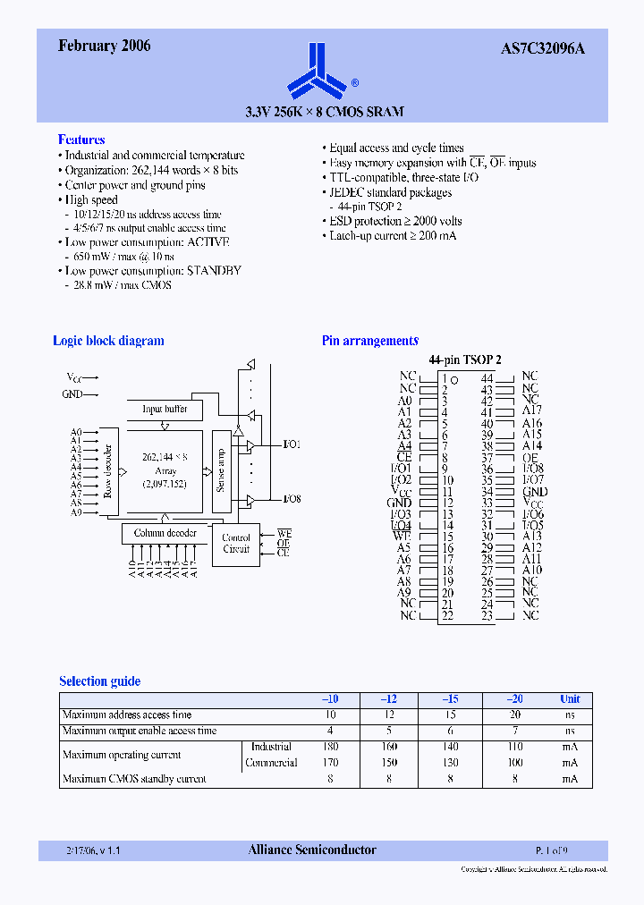 AS7C32096A-20TI_6829679.PDF Datasheet