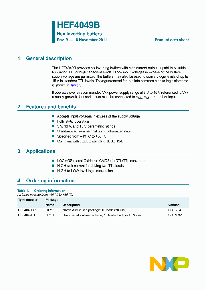 HEF4049BP652_6949821.PDF Datasheet