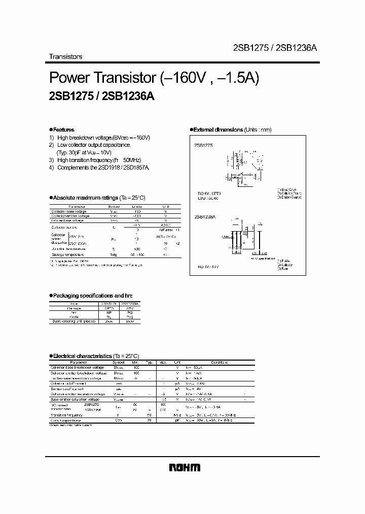 2SB1236ATV2Q_6831843.PDF Datasheet