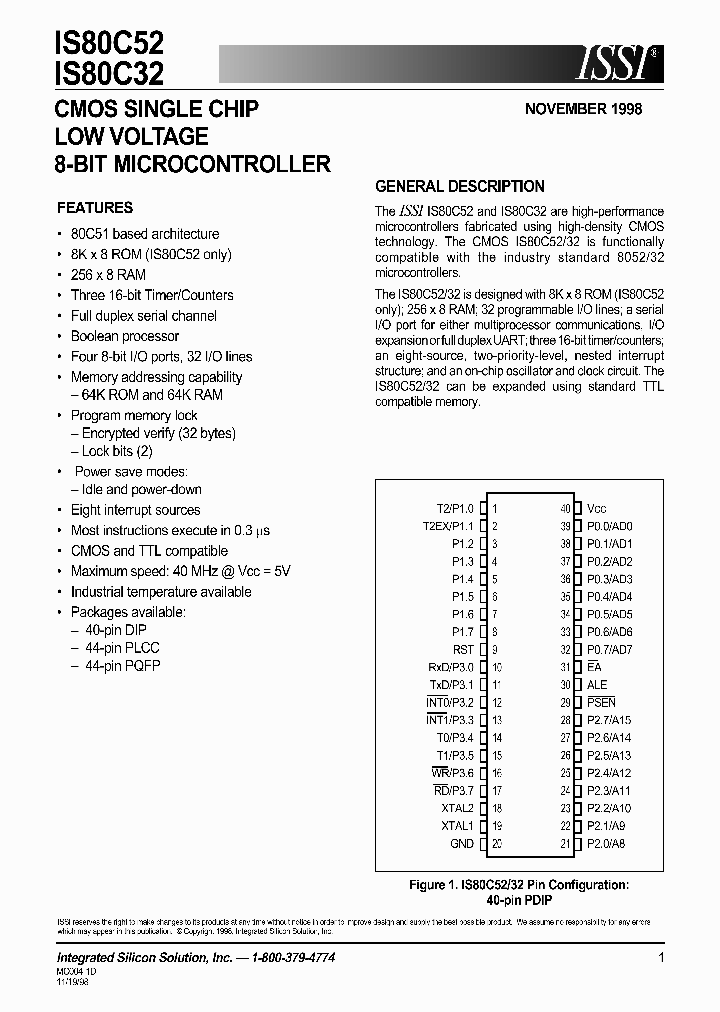 IS80C52-12WI_6831590.PDF Datasheet