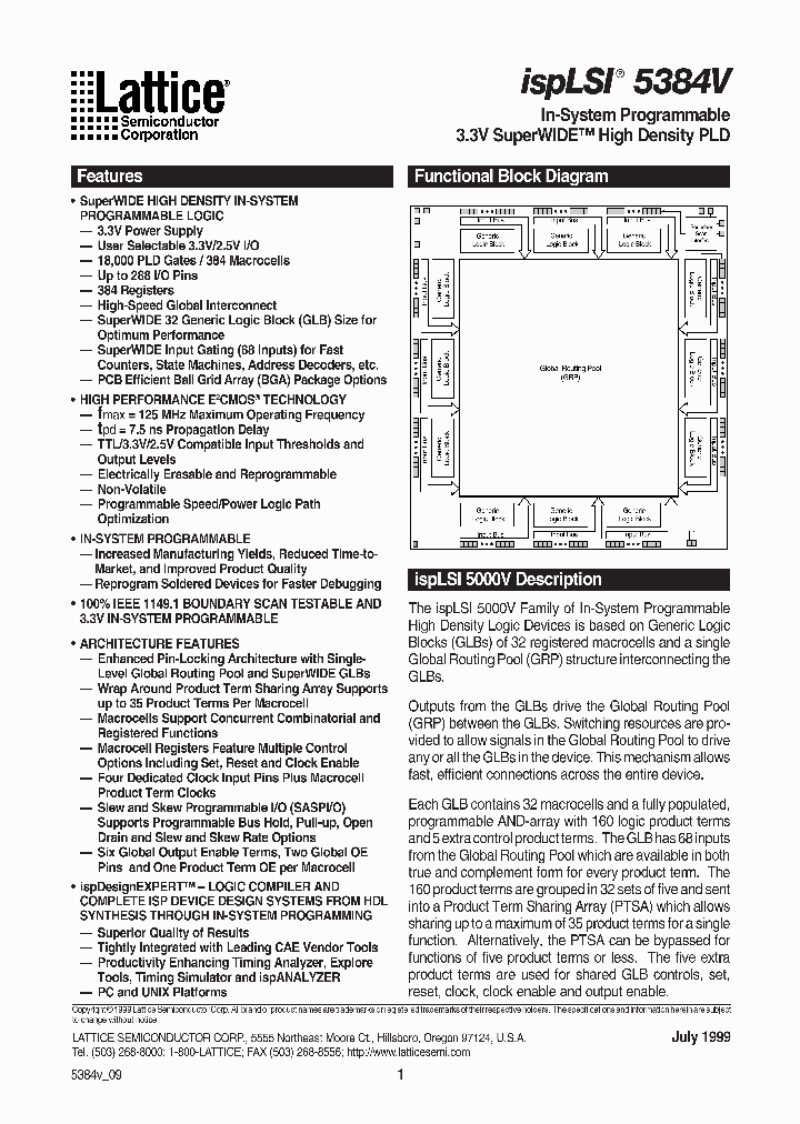 ISPLSI5384V-125LB208_6831549.PDF Datasheet