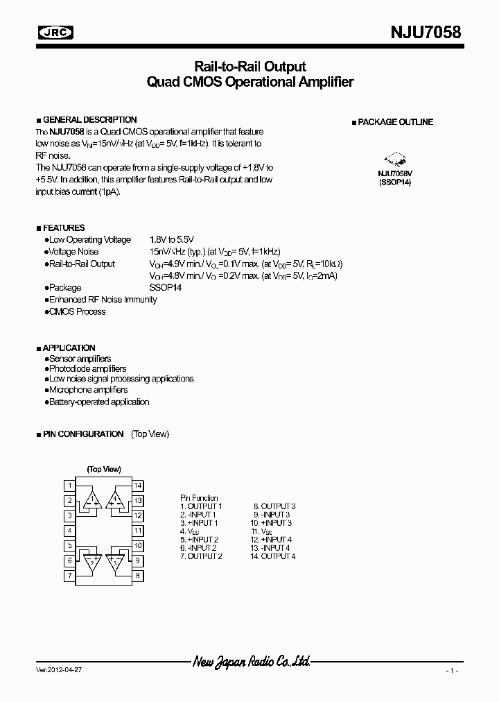 NJU7058_6950239.PDF Datasheet