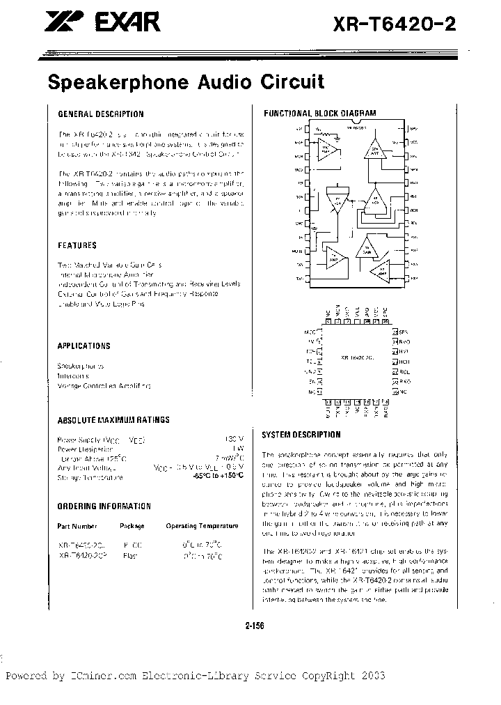 XR-T6420-2CJ_6834394.PDF Datasheet