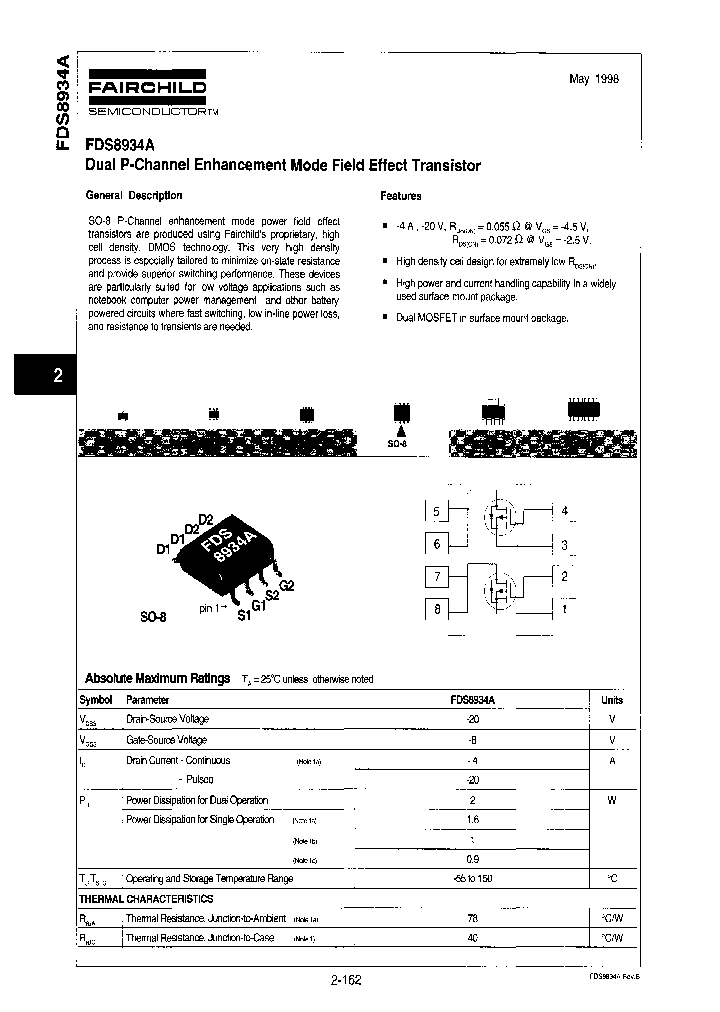 FAIRCHILDSEMICONDUCTORCORP-FDS8934AS62Z_6834660.PDF Datasheet