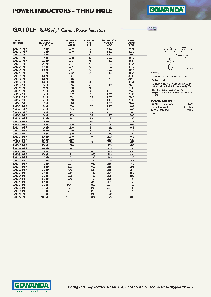 GA10-184KLF_6827970.PDF Datasheet