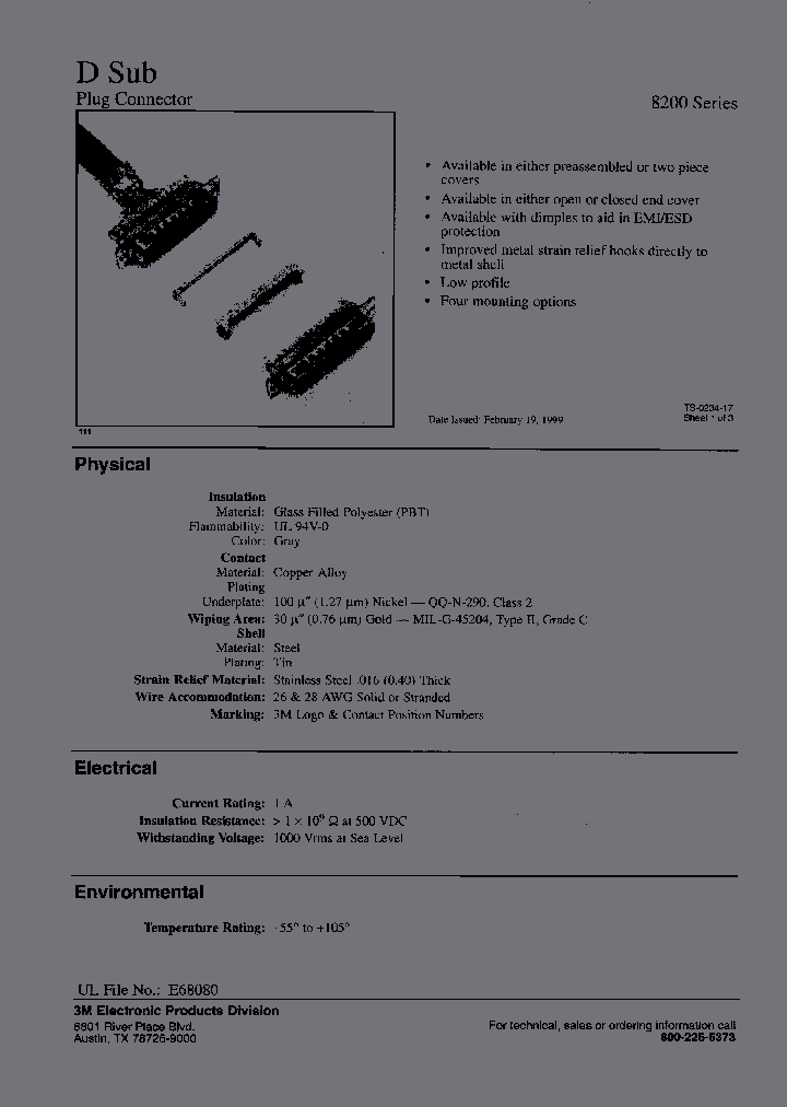 3MELECTRONICPRODUCTSDIVISION-8237-9003_6835740.PDF Datasheet