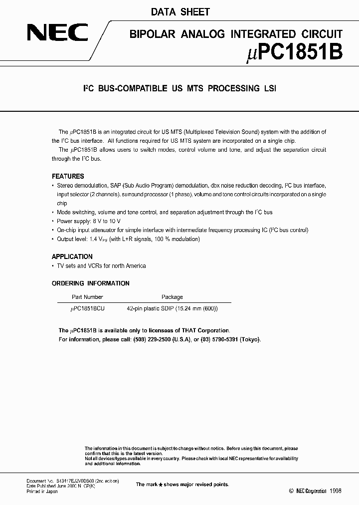 C1851BCU_6837999.PDF Datasheet