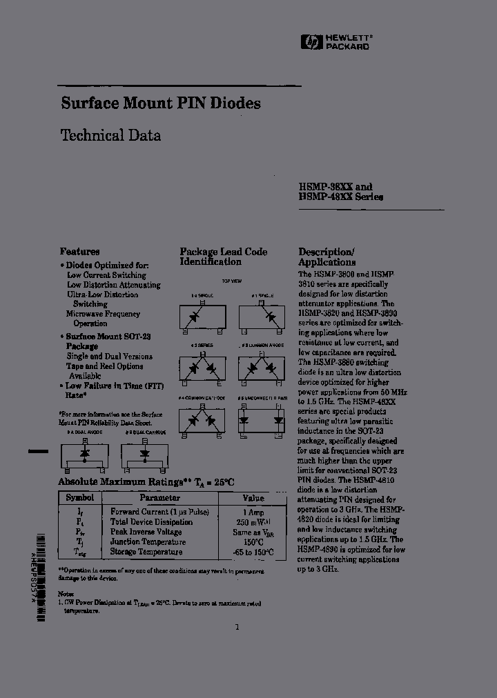 HSMP-3824L32_6837930.PDF Datasheet
