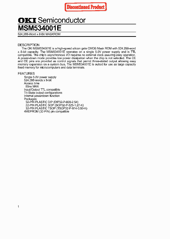 MSM534001E-XXGS-K_6837803.PDF Datasheet