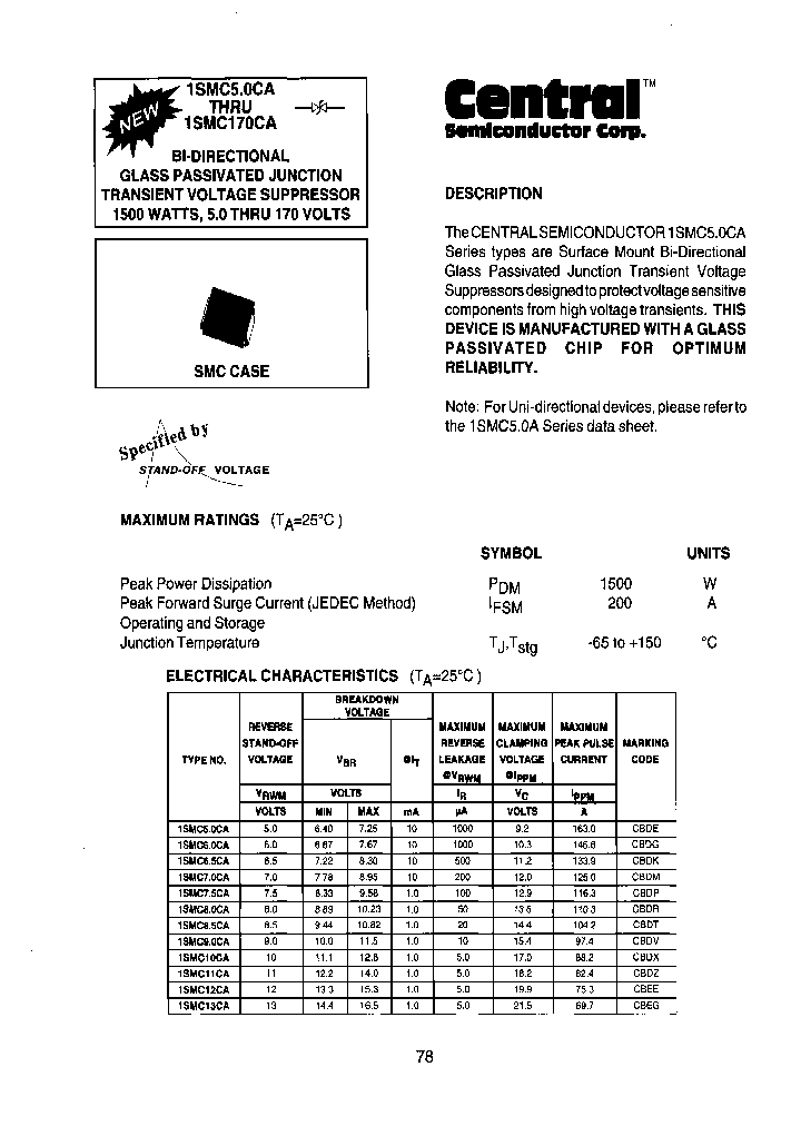 1SMC26CABK_6835329.PDF Datasheet