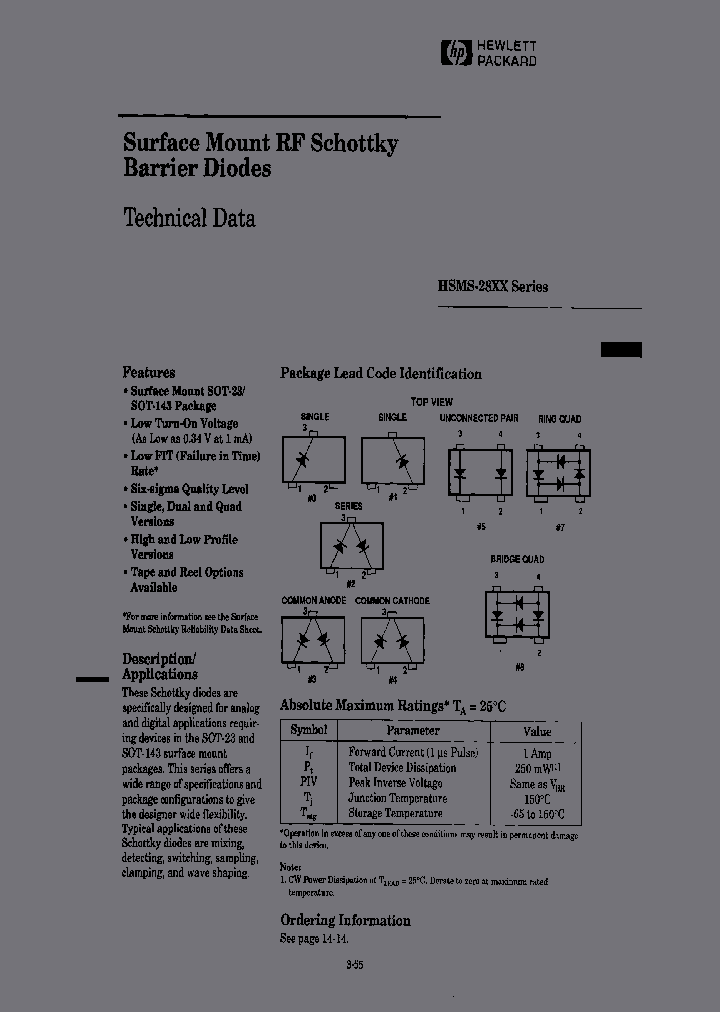 HSMS-2824L32_6837931.PDF Datasheet