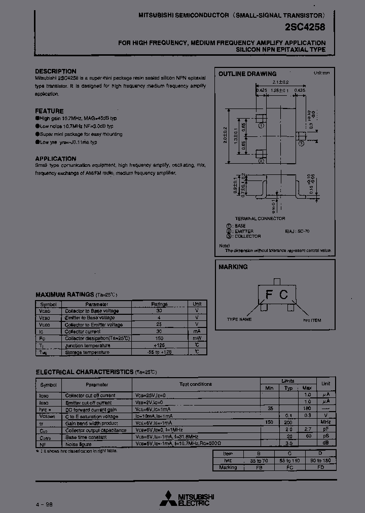 2SC4258-T11-1B_6838287.PDF Datasheet
