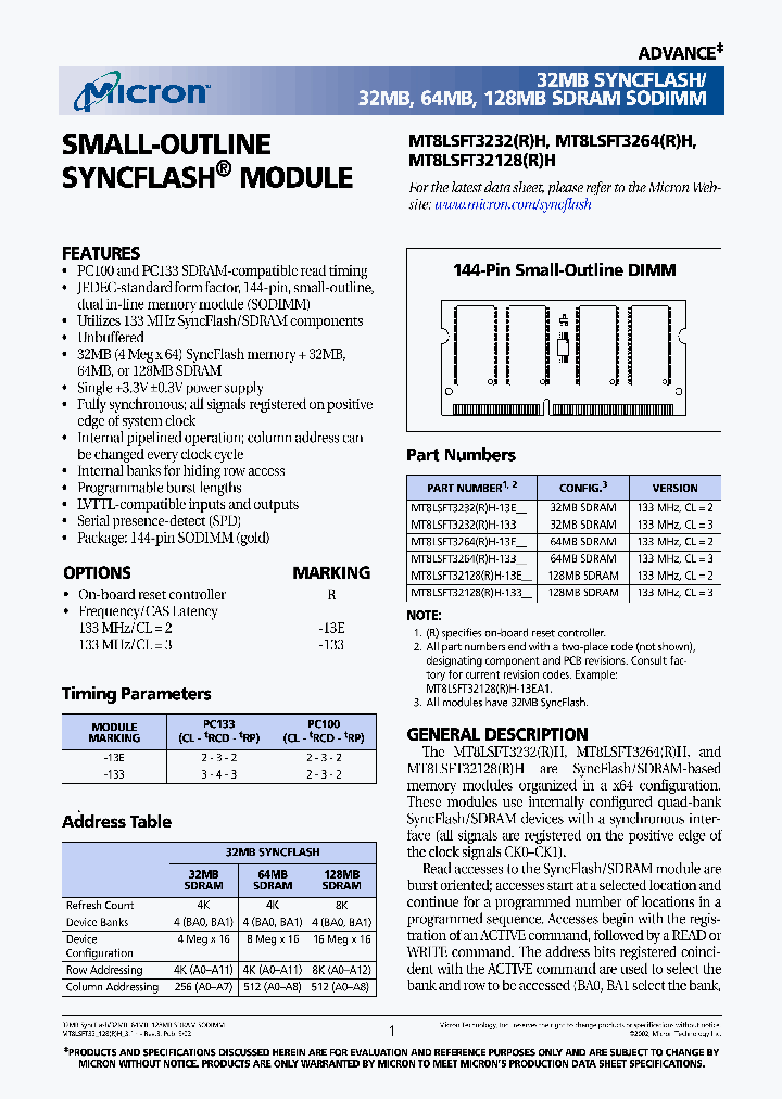 MT8LSFT3232H-133XX_6836873.PDF Datasheet