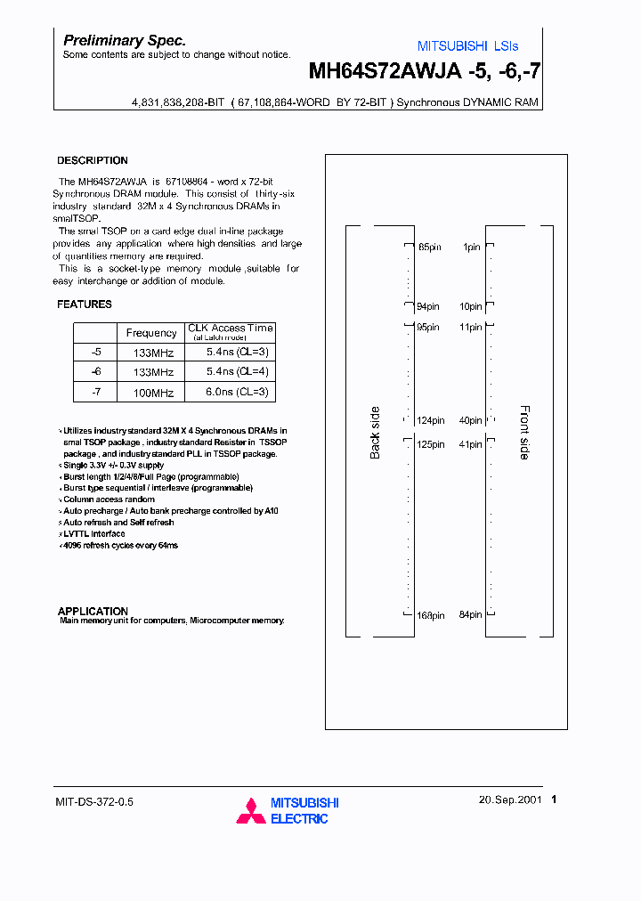 MH64S72AWJA-7_6847465.PDF Datasheet