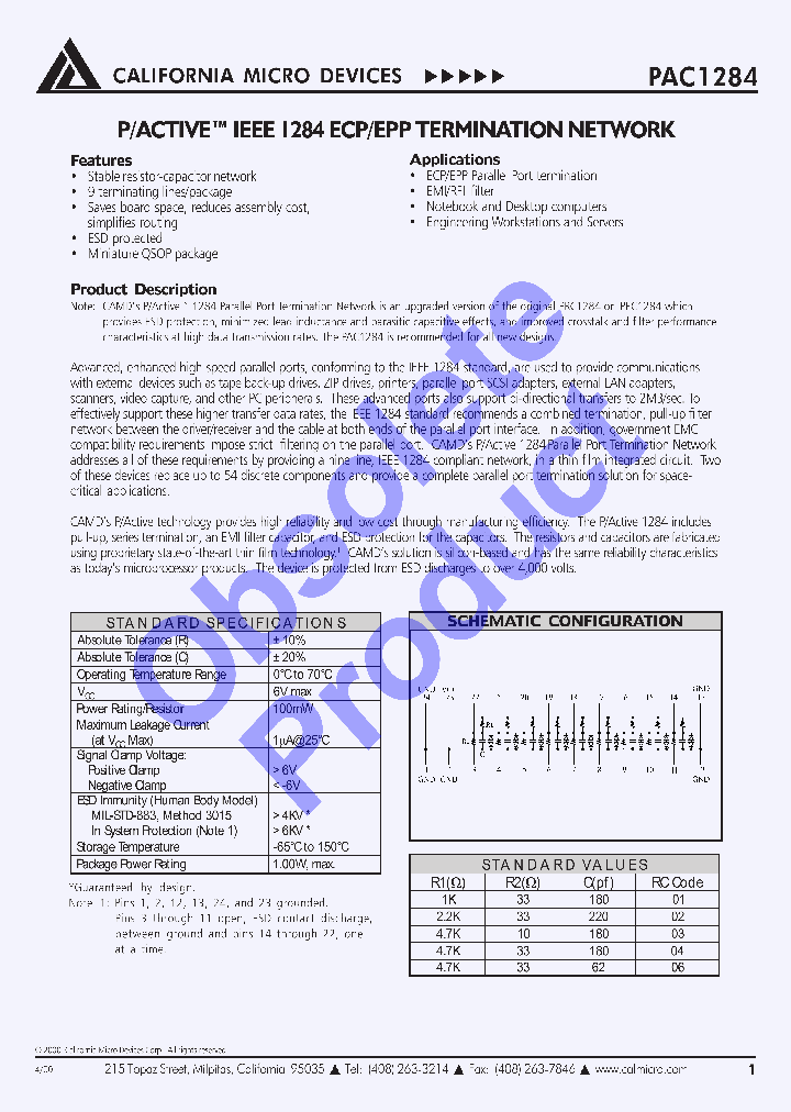PAC1284-06QR_6847684.PDF Datasheet