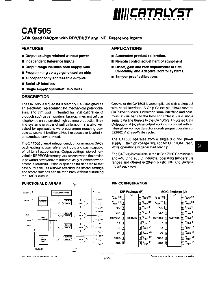 CAT505JI_6845675.PDF Datasheet