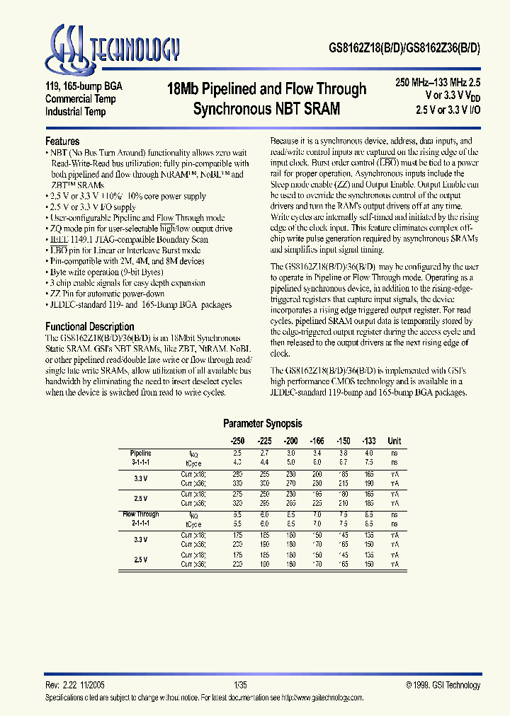 GS8162Z18B-225IT_6840673.PDF Datasheet