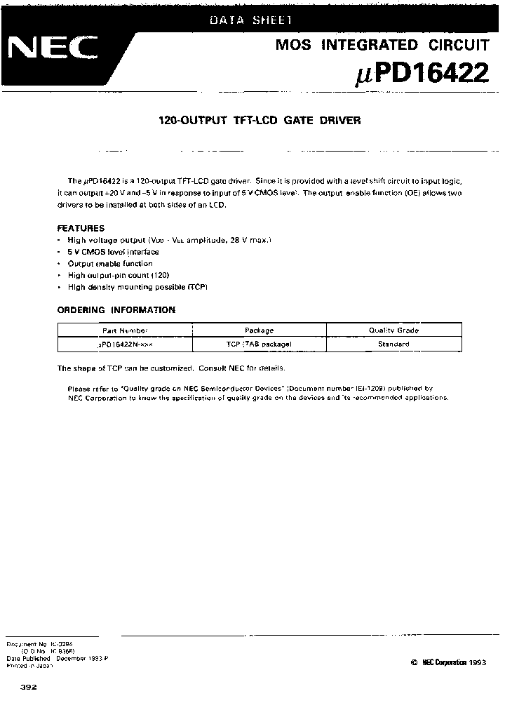 UPD16422N-XXX_6848939.PDF Datasheet