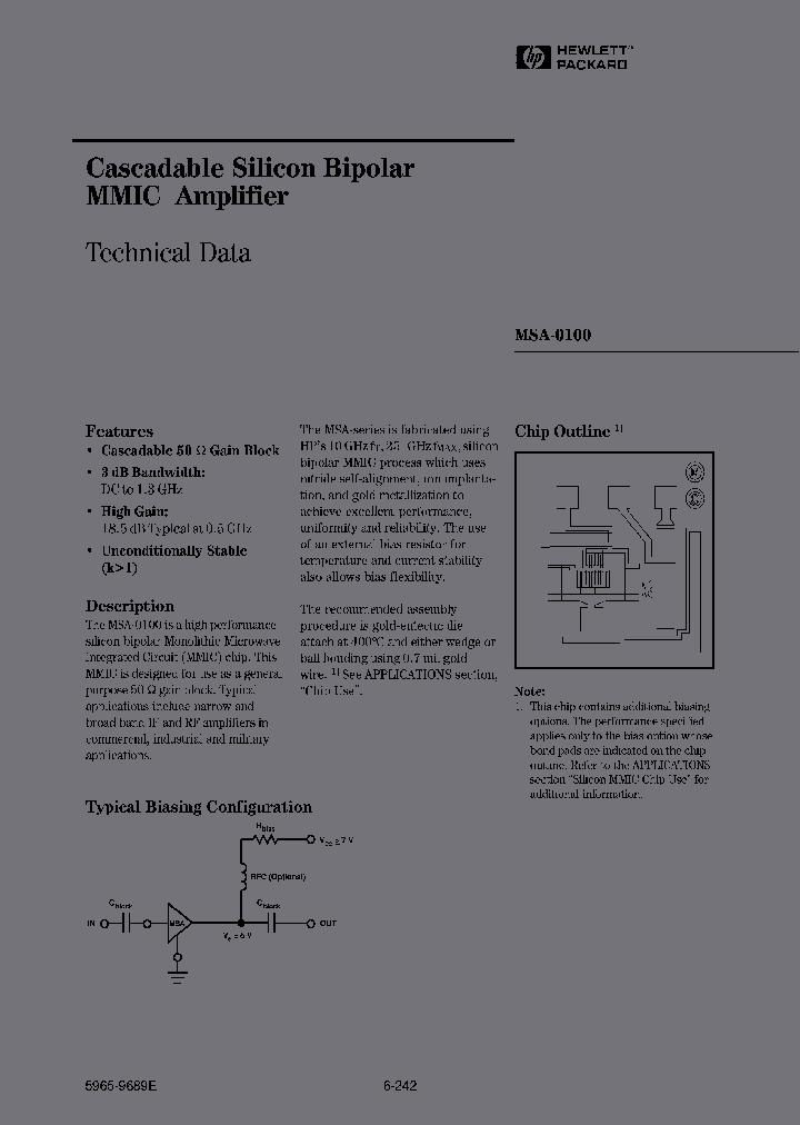 MSA-0100-GP4_6849560.PDF Datasheet