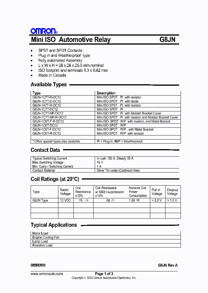 G8JN-1A7T-R-DC12_6849584.PDF Datasheet