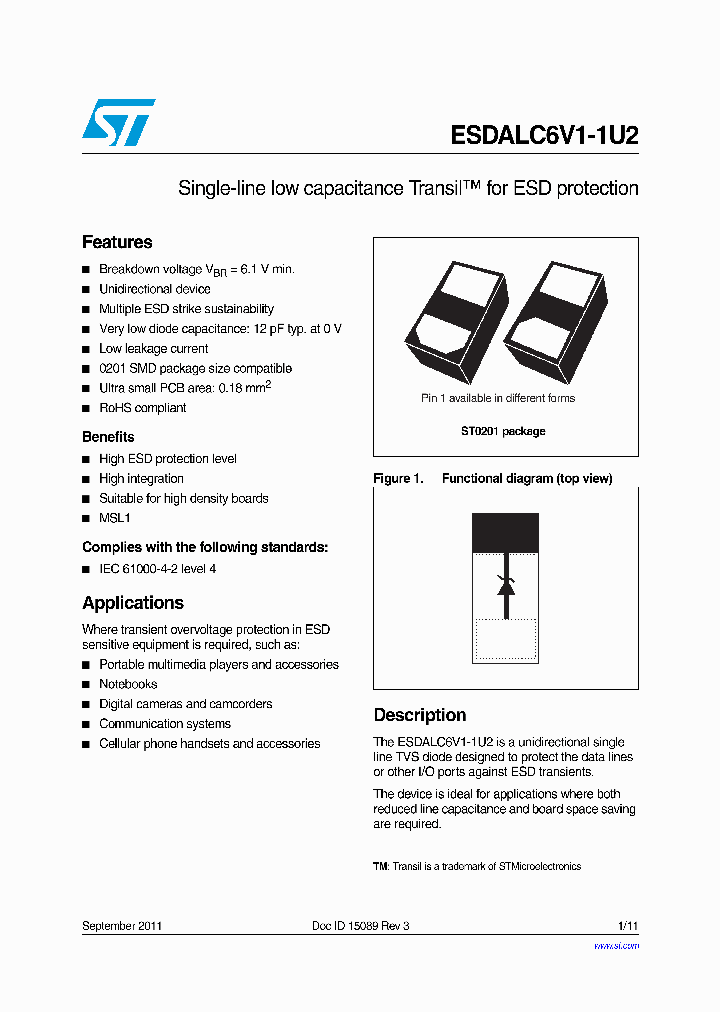 ESDALC6V1-1U2_6950863.PDF Datasheet