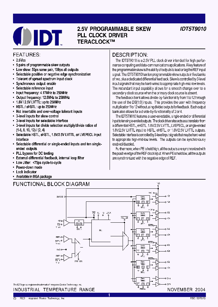 IDT5T9010BBGI8_6852330.PDF Datasheet