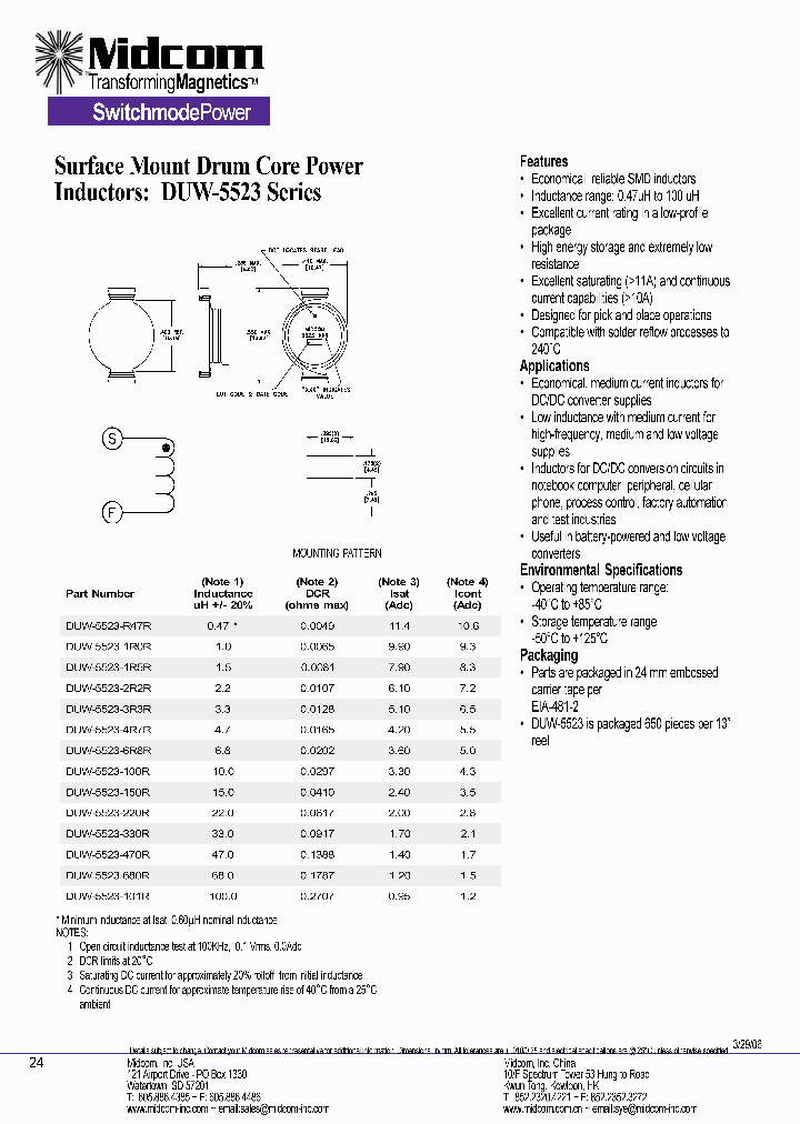 DUW-5523-1R0R_6851739.PDF Datasheet