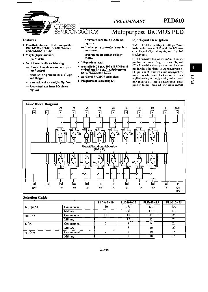 CYPRESSSEMICONDUCTORCORP-PLD610-12LMB_6855996.PDF Datasheet