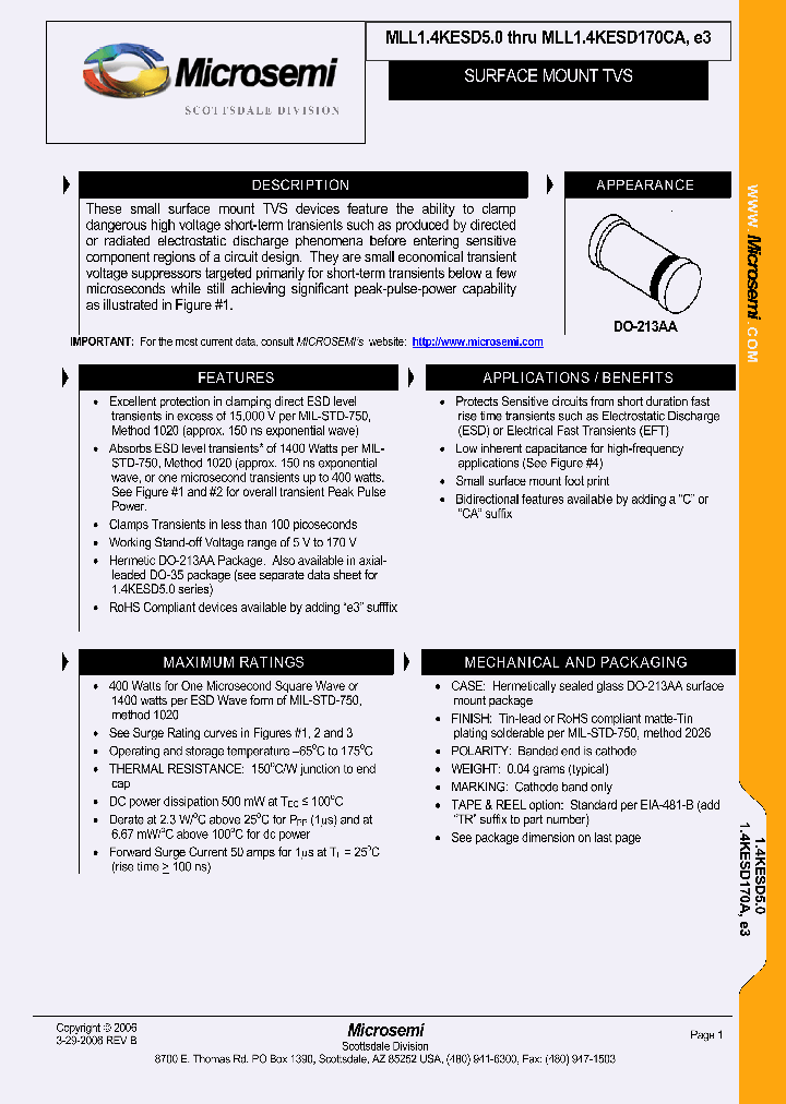 MLL14KESD30CE3TR_6857204.PDF Datasheet