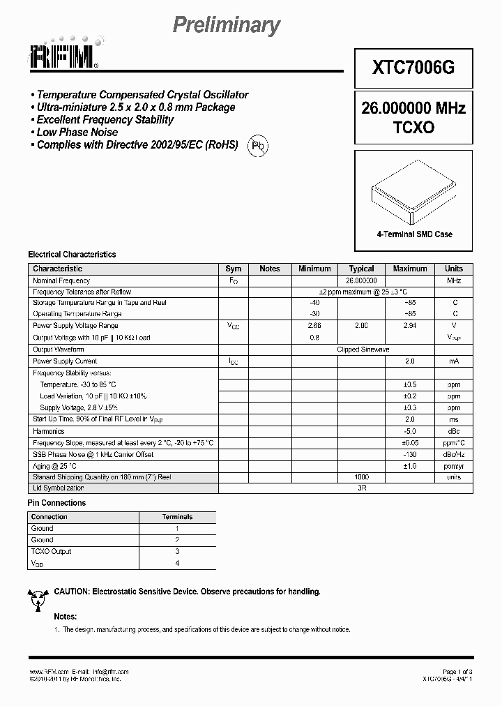 XTC7006G_6853299.PDF Datasheet