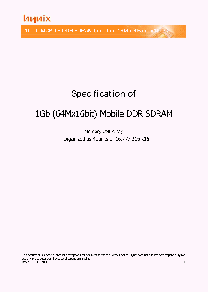 H5MS1G62MFP-L3M_6857661.PDF Datasheet