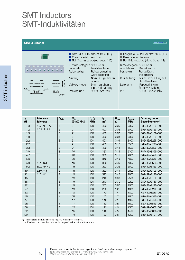 B82499A3399Z000_6859470.PDF Datasheet
