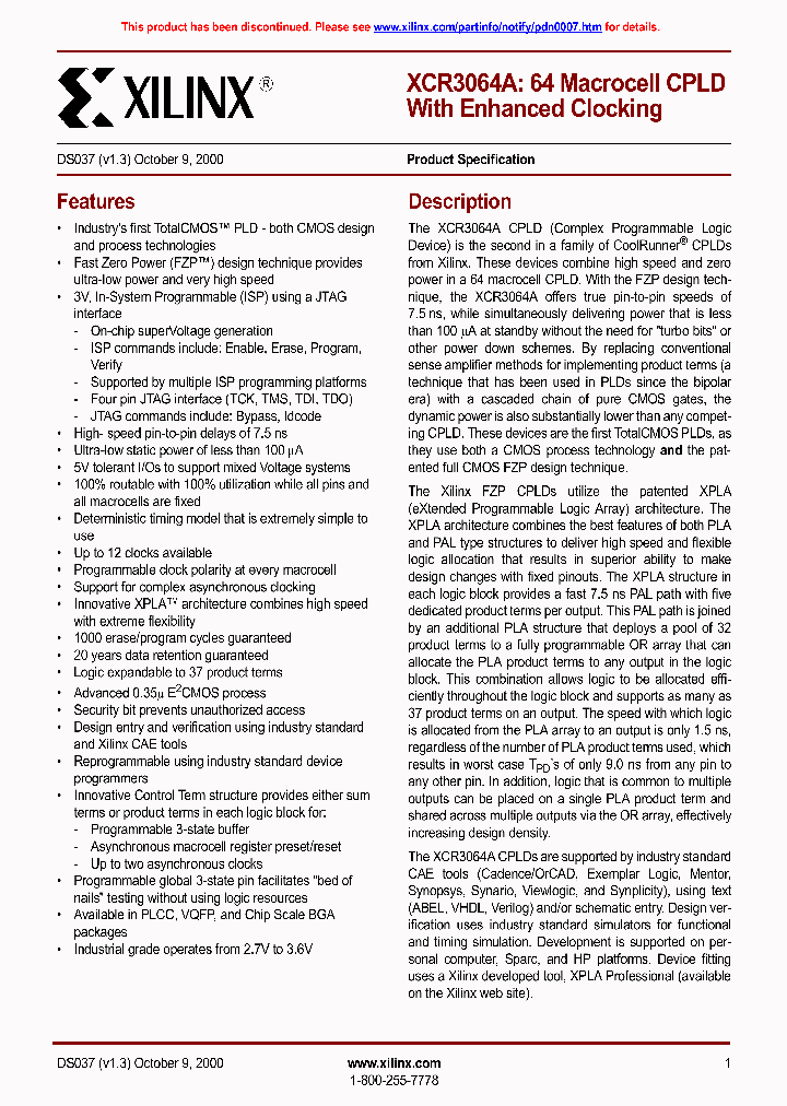 XCR3064A-10CP56C_6860375.PDF Datasheet
