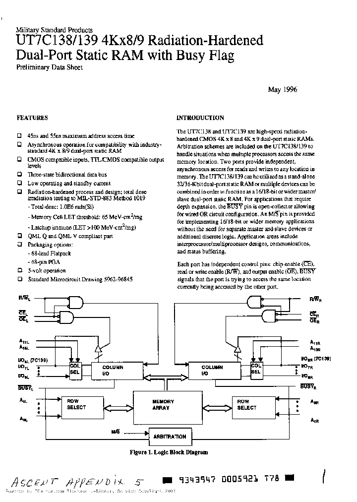 UT7C138C45GPA_6860671.PDF Datasheet
