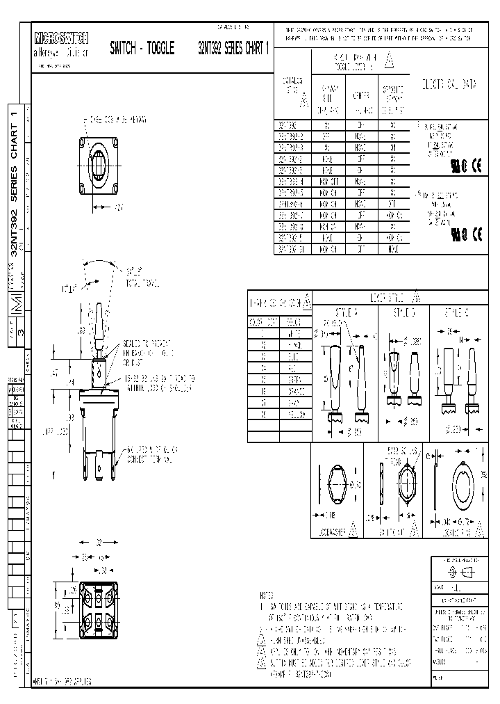 HONEYWELLSENSINGANDCONTROL-32NT392-2-C03_6860725.PDF Datasheet