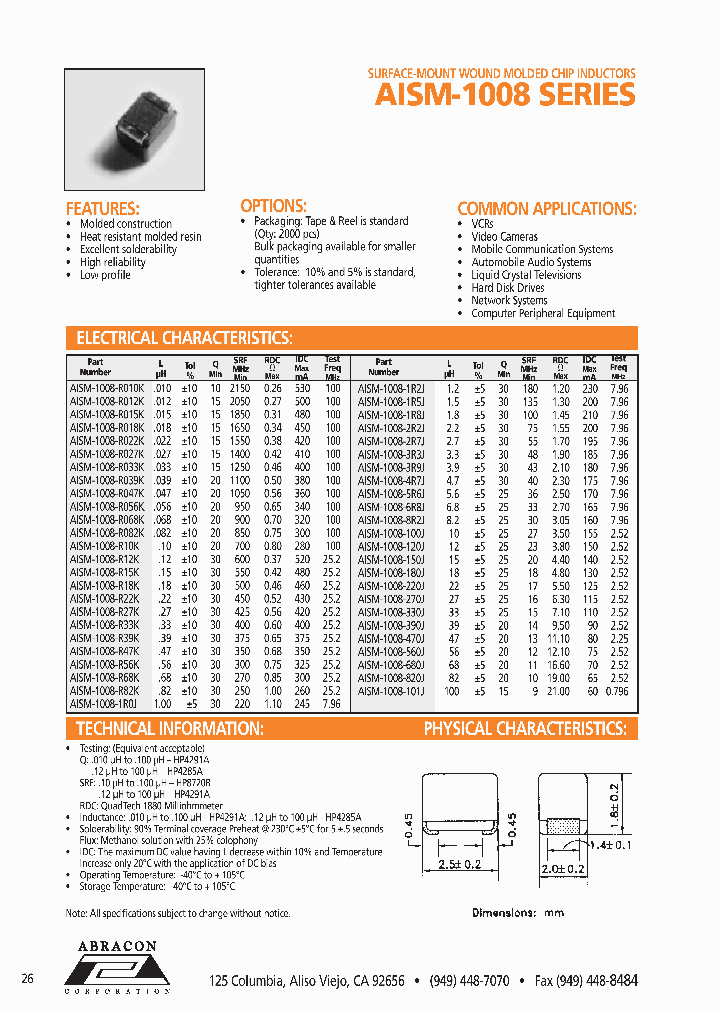 AISM-1008-R10K_6859961.PDF Datasheet