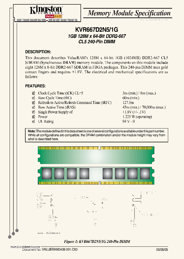 KVR667D2N51G_6951906.PDF Datasheet