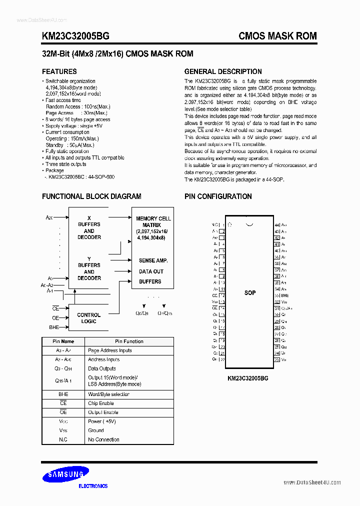 KM23C32005BG_6952186.PDF Datasheet