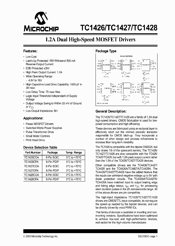 TC1426COA713_6862511.PDF Datasheet