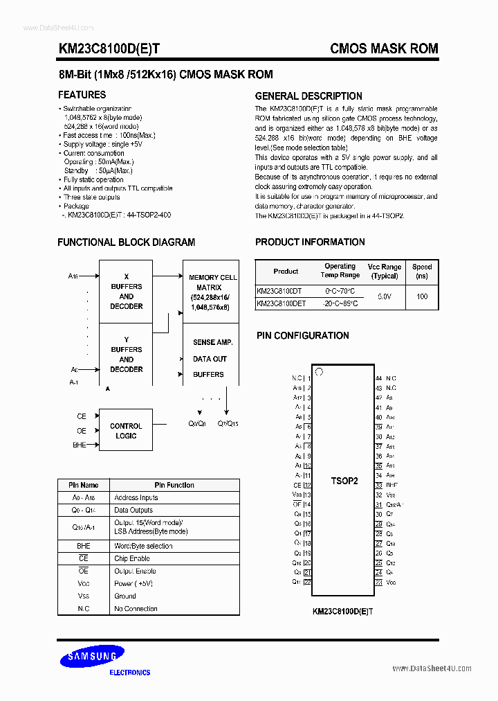 KM23C8100DET_6952189.PDF Datasheet