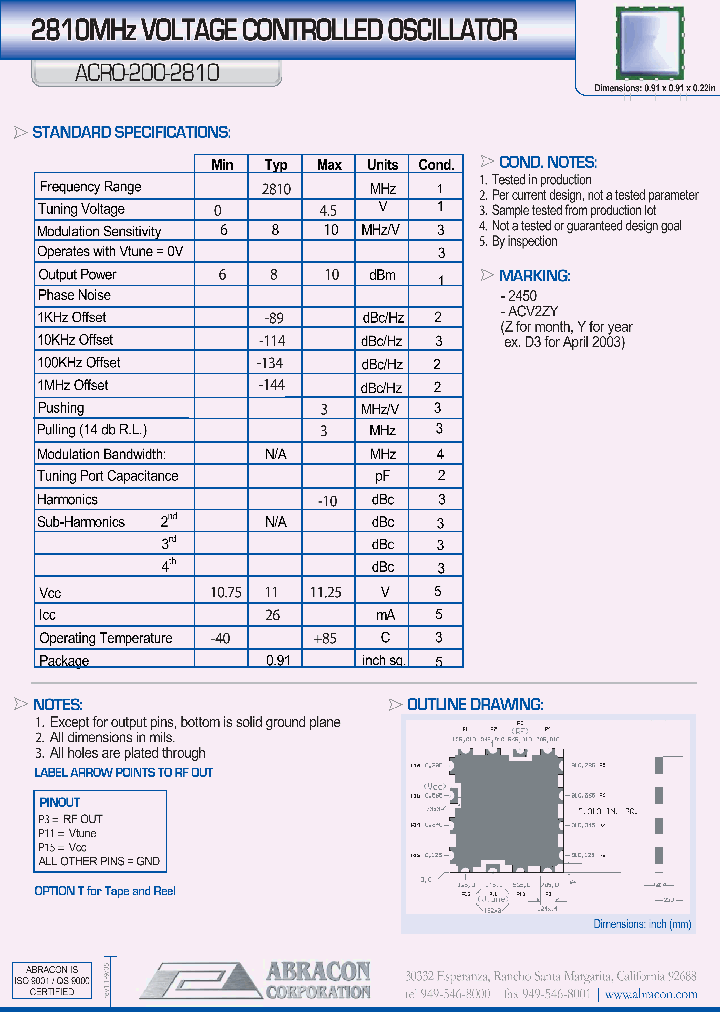 ACRO-200-2810_6859936.PDF Datasheet