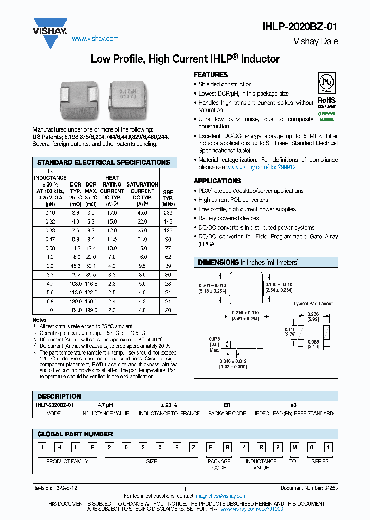 IHLP2020BZER4R7M01_6952318.PDF Datasheet