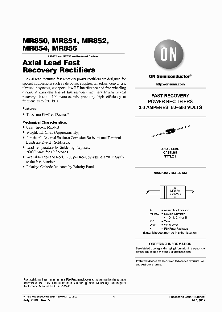 ONSEMICONDUCTOR-MR851RL_6864123.PDF Datasheet