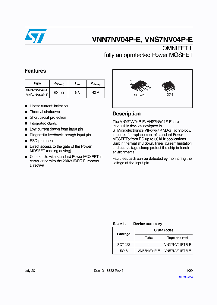 VNN7NV04PTR-E_6952544.PDF Datasheet