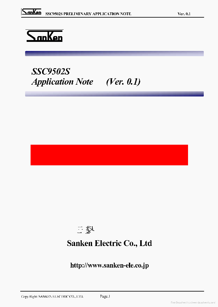 SSC9502S_6952675.PDF Datasheet