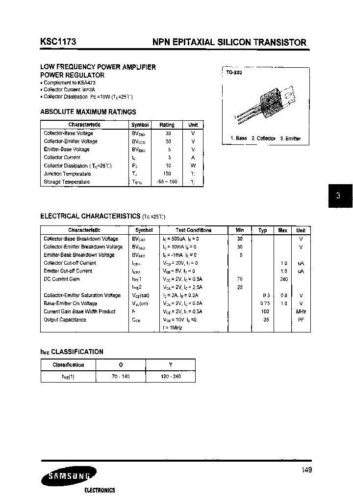 KSC1173-Y_6867476.PDF Datasheet
