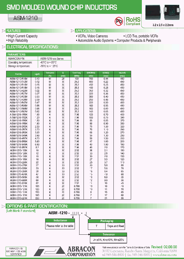 AISM-1210-R10MT_6868205.PDF Datasheet